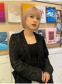 ハイトーンボブ ミニボブ ぱっつんボブ ぱっつん前髪