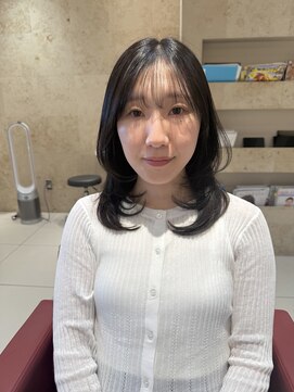 アミリアバイザザ(amiliea by ZA/ZA) 暗髪×レイヤーカット