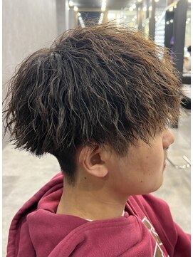 ライズ 渋谷店(RISE) 束感メンズショートマッシュ波巻きツイストスパイラルパーマ