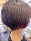 イヤリングカラー　ラッキーカラーブリーチ　ヘアケア　刈り上げ