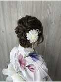ゆるっと感がかわいい*人気のアップヘアアレンジ/夏祭り