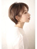 くびれショート/レイヤーボブ/丸みボブ/大人ショートボブe