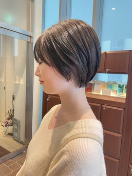 エルサフィロ ヨドヤバシ(el zafiro yodoyabashi) コンパクトショート オリーブグレージュ