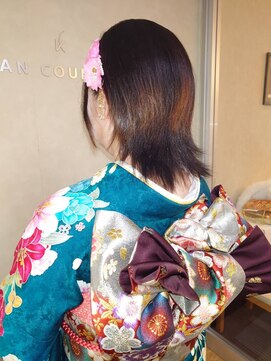 ヘアープレイスクリアライン 栄町店(hair place CLEAR LINE) 【成人式スタイル】髪質改善/トステア/メテオ