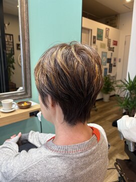 ヘアー ギャラリー ルピ(hair gallery Rupi) ショート×ハイライト