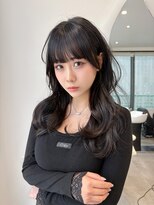 ラクシア(LucxiA)&nbsp;韓国ヘア/レイヤーカット/顔まわりカット/Instagram @ken__gucci