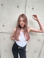 ジーナ 梅田(Zina)&nbsp;韓国風ピンクベージュカラー