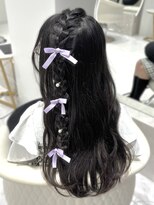 エクララ(eclala)&nbsp;編みたらし 推し活ヘアメ ガーリーヘア ライブ前セット