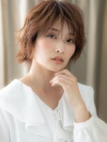 カバーヘア ブリス 志木南口駅前店(COVER HAIR bliss)&nbsp;抜け感ハッシュウルフカット結べるくびれボブパーマ20代30代W