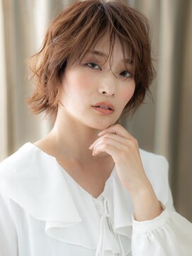 カバーヘア ブリス 志木南口駅前店(COVER HAIR bliss) 抜け感ハッシュウルフカット結べるくびれボブパーマ20代30代W