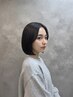 【前髪・顔周りのクセに】ポイント縮毛矯正＋カット　￥10,800～