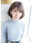 シャンドゥール栄by二股 エアリー感の艶髪ワンカールボブ