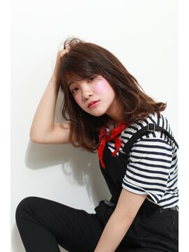 ラフ スパアンドデザイン(raf spa&design) ミディアムボブ　raf spa&design