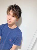 アップバングコンマヘア