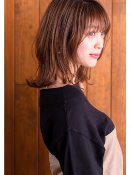 オリーブフォーヘアー(olive For hair) 【池袋】olive 艶髪フェミニンミディ♪