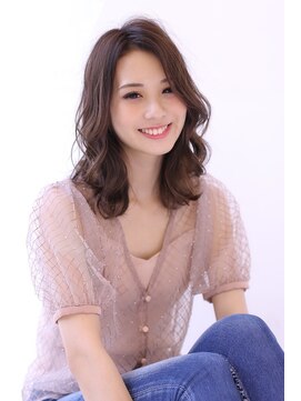 オーロ 宝塚店(ORO) 小顔ボブ抜け感オリーブアッシュフェザーバングボブルフグラボブ