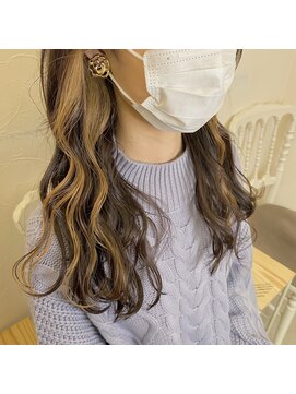 エフ ヘアーアンドリラクゼーション(F. hair & relaxation) 【F.】イヤリングカラー