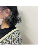 キー(kii) インナーカラー ラベンダーグレー 福岡 天神 今泉 薬院