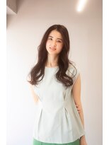 バルベストーキョーサウス(BARBES TOKYO SOUTH)&nbsp;20代・30代/くびれヘア/暗髪/ニュアンスカラー/大人可愛い