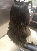 バレイヤージュ☆ベージュ