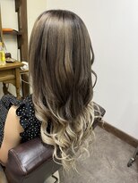 ガルボ ヘアー(garbo hair) #カラー#グラデーション#プルエク