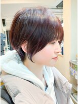 アマトウキョウ 表参道(AMA TOKYO) 韓国ヘアー　斜めバング　大人ガーリー　大場猛