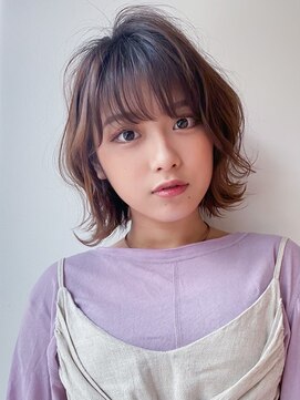 テイラー(Taylor) 【Taylor 大宮】ココアブラウン×エアリー外ハネボブ