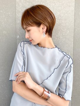 ロンド レグリーズ 立川(Lond leglise) ショート×顔周り×前髪×シルキーベージュ×グレージュカラー