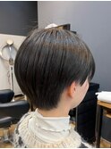 コンパクトショート［切りっぱなしボブ/美髪/鎌取］