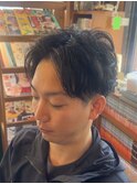 ナチュラルパーマ センターパート