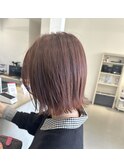 ピンクベージュ/ブリーチなしピンクカラー/ピンクカラー