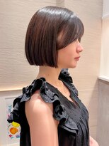 ラフ フロム ガーデン(Laf from GARDEN)&nbsp;ショートヘア/レイヤーカット/ダークアッシュ/韓国風