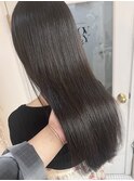 グレージュカラー/巻ける縮毛矯正