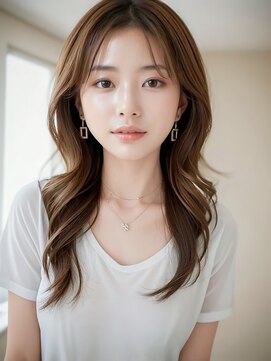 アース 相模大野店(EARTH) 縮毛矯正ロング♪コスメストレート髪質改善ココアベージュ