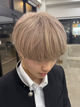 ノートエートル 西金沢(Nought etre) men'sミルクティーベージュカラー10代20代ベージュカラー