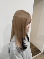 イリス(Iris) ミルクティーベージュ×ブラウンエンドカラー
