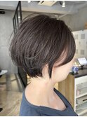 レディースショート束感ショートくびれショコラブラウン