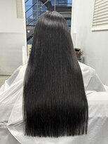 ヘアー アイス 御器所本店(HAIR ICI)&nbsp;20代30代40代大人かわいい韓国風ブルーブラック透明感カラー