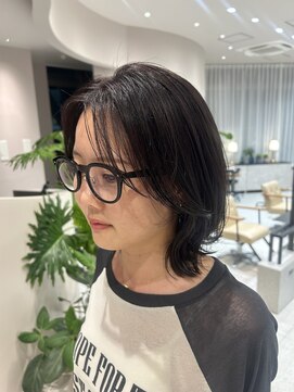 ルカ リノア(Luca lino:a) ミディアムレイヤー＋暗めグレージュ