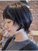 【macana指名】ボブパーマウルフカットショートボブ登戸
