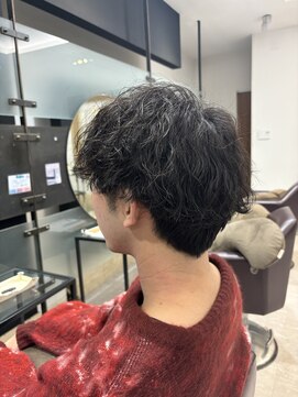 ソフトツイスパルーズパーマニュアンスパーマメンズパーマ