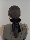 【ヘアセット】編み下ろし