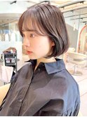 ☆春日☆ニュアンスウルフワンホンレイヤーダークブルーボブ21
