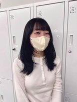 ヌーヴェル(nouvelle)&nbsp;レイヤーカット×ブルーブラック
