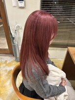 カノエ 下関熊野店(canoe) ピンクカラー/ブリーチカラー/髪質改善縮毛矯正/髪質改善