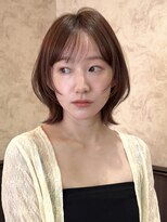 ロンド 銀座(Lond)&nbsp;☆春日☆ニュアンスウルフワンホンレイヤーダークブルーボブ19
