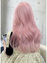 プネル 渋谷(PUNEL)&nbsp;原宿　ペールピンク ピンクベージュ ハイトーン ケアブリーチ2回