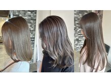 プリームヘアーホワイト(Pleame hair WHITE)の雰囲気（透明感カラー☆カシミヤトリートメントがおすすめ♪）