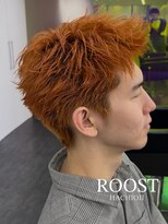 ルースト 八王子店(ROOST)&nbsp;MEN'SHAIR/スパイキーショート/ハイトーンカラー/眉毛/八王子