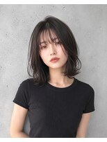 ピース バイ シータ(PEACE by CITA)&nbsp;【アキヒロ】透明感グレージュミディアムレイヤー20代30代40代